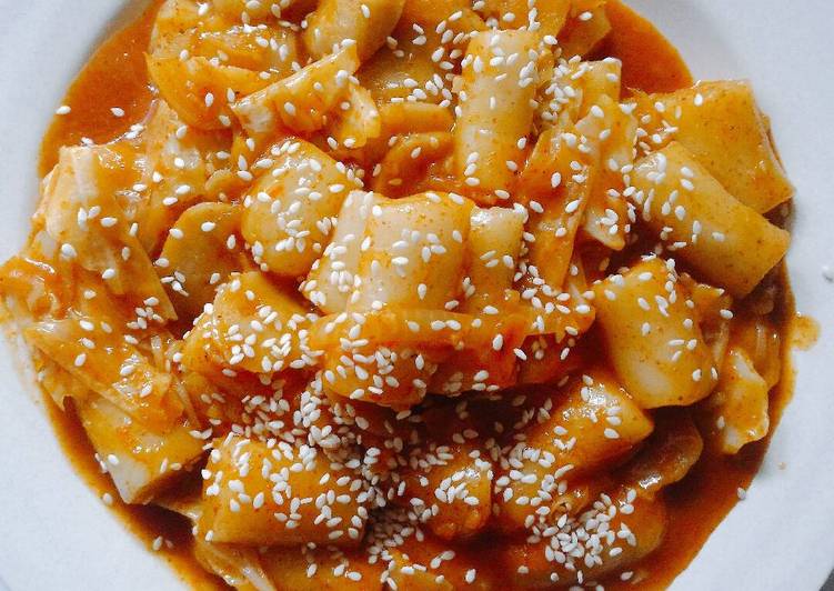 Spicy Tteokbokki / Korean Spicy Rice Cake