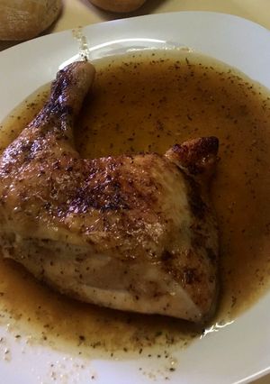 Una foto de Pollo al horno