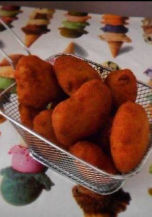 Una foto de Tortitas de berenjenas