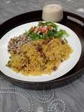 Minced meat rice