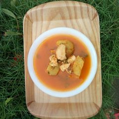 A picture of Sweet potato pepper soup.
