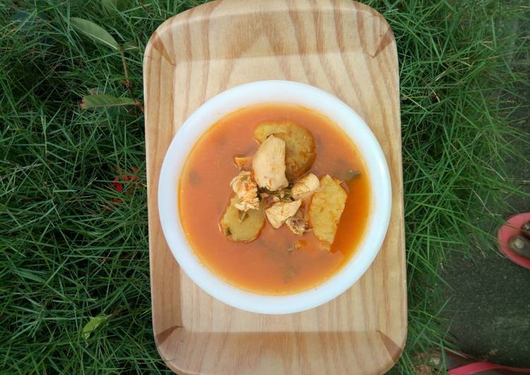 Simple Way to Make Sweet potato pepper soup in 17 Minutes for Mom