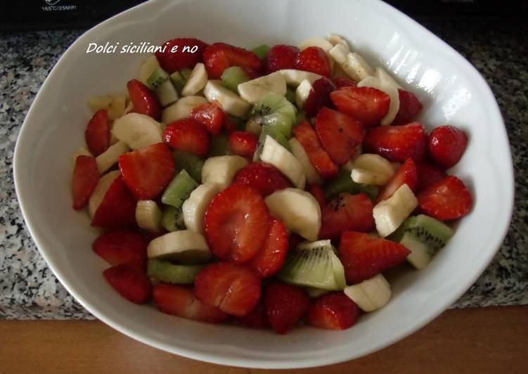 Macedonia di frutta fresca