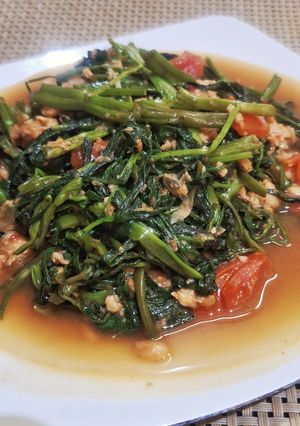 Foto resep Kangkung Tumis Terasi