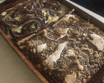 Without Fail Make Recipe One pan Smores and caramel cheesecake swirl brownies Delicious Steady