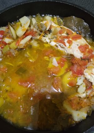 Una foto de Filet de lomito de atún al vapor
