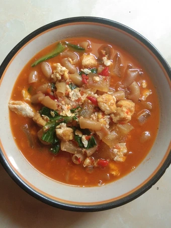 Cara Gampang Membikin Resep Seblak telur Jeletot Ambyarr 😆 yang Lezat Sekali Anti Ribet, Bisa Manjain Lidah