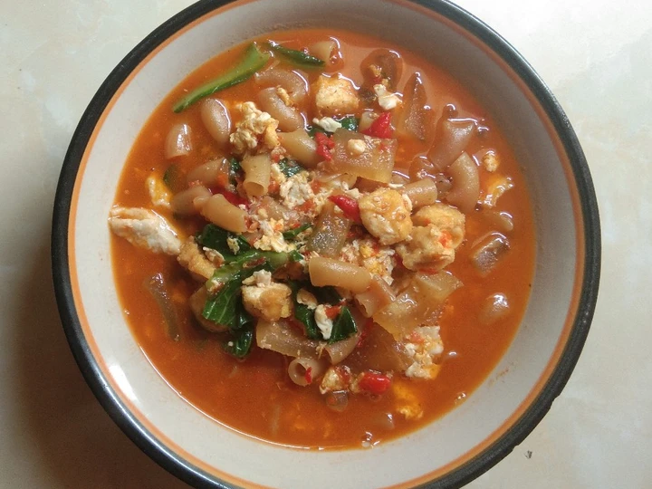 Cara Gampang Membikin Resep Seblak telur Jeletot Ambyarr 😆 yang Lezat Sekali Anti Ribet, Bisa Manjain Lidah