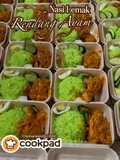Nasi Lemak Rendang Ayam