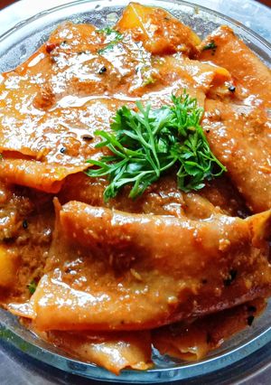 আলু পাঁপরের তরকারি (Aloo Papad Sabzi recipe in Bengali) রেসিপির প্রধান ছবি