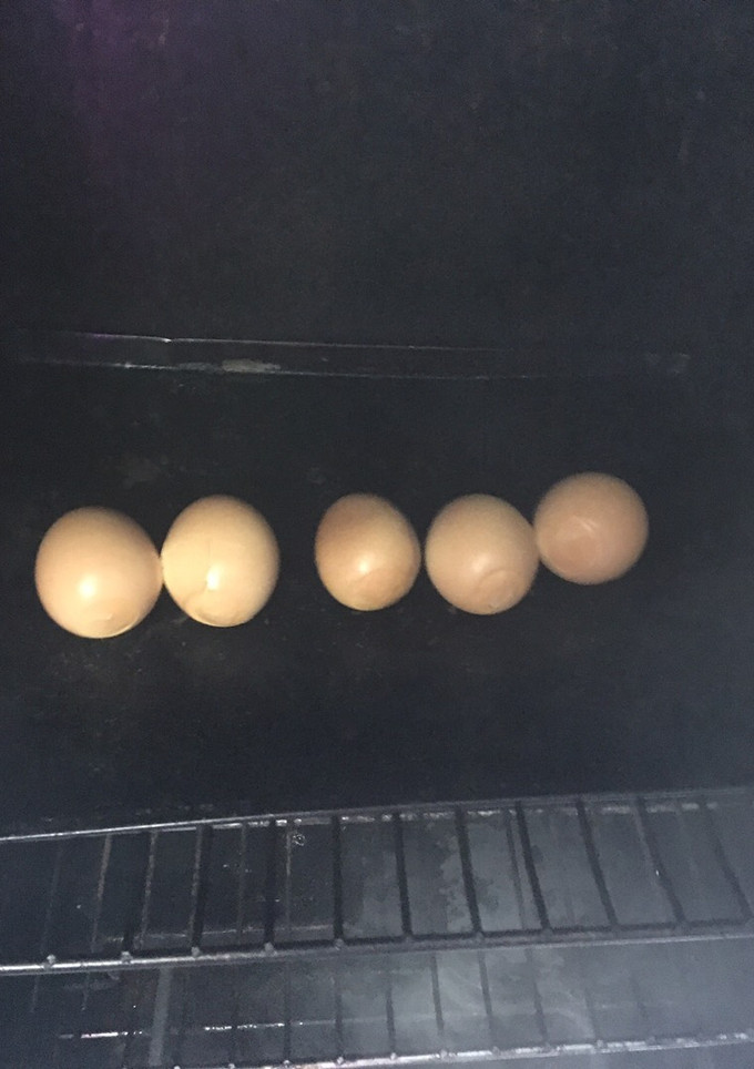 A picture of Smoked deviled eggs.