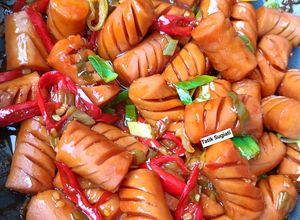 Foto resep Sosis Pedas Asam Manis