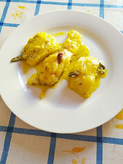 Una foto de Bacalao al pilpil