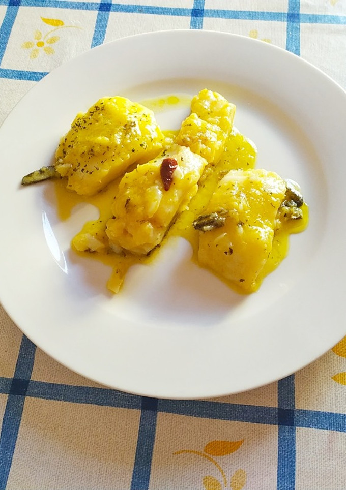 Una foto de Bacalao al pilpil