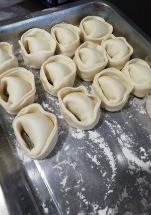 Una foto de Añolotis de ricota y verduras