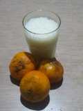 Batido de mandarina