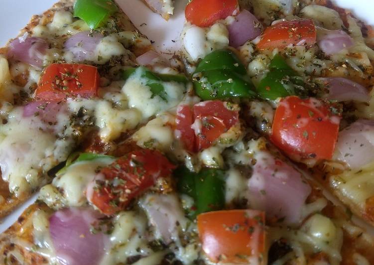 Easiest Way to Prepare Homemade Thin Crust Roti Pizza