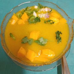 A picture of Mango Gazpacho.