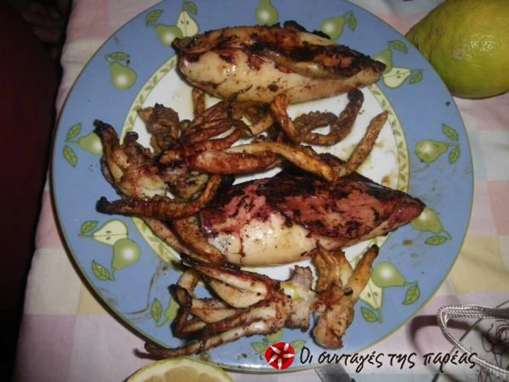 Simple Way Make Recipe Barbecued thrapsala with grilled vegetables that is So Delicious, Addictive}
