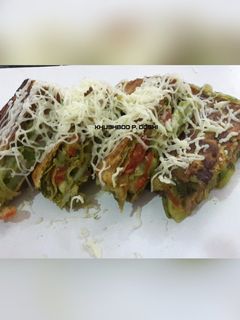 A picture of Bombay style leftover chapati sandwich.
