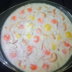 A picture of Kheera Gaintha Peetha (Traditional Odia Rice Pudding).