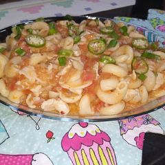A picture of Tomato Chilli Pasta.