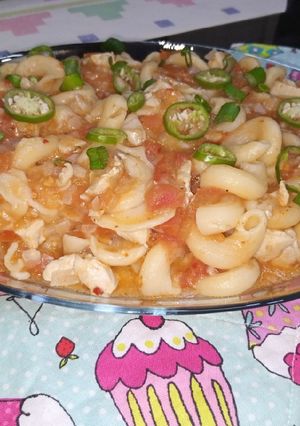 A picture of Tomato Chilli Pasta.