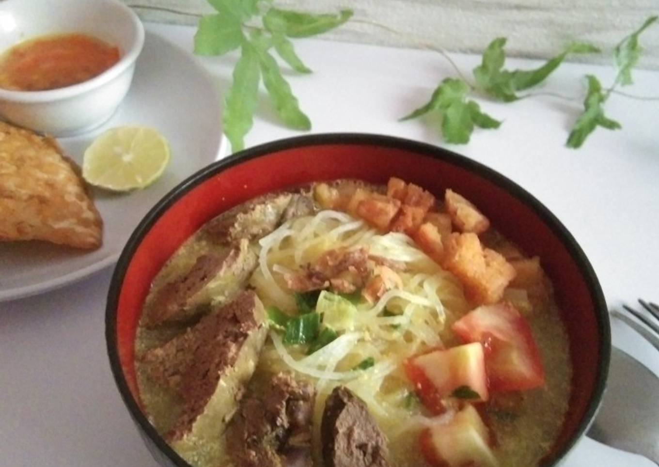 Soto Hati Ayam Kripik Balok