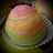 Unicorn rainbow pastry mooncake