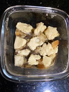 Foto resep MPASI 8m+ banana bread pudding