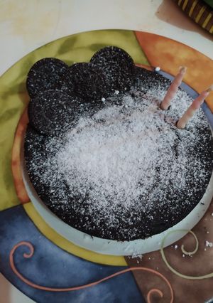 Foto resep Oreo cake 3 bahan. No oven. No mixer. Simple