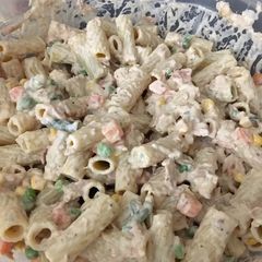 A picture of Rigatoni tuna salad.