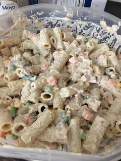A picture of Rigatoni tuna salad.