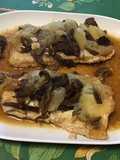Monkfish Fillets with Porcini Mushrooms, Apple, and Lemon