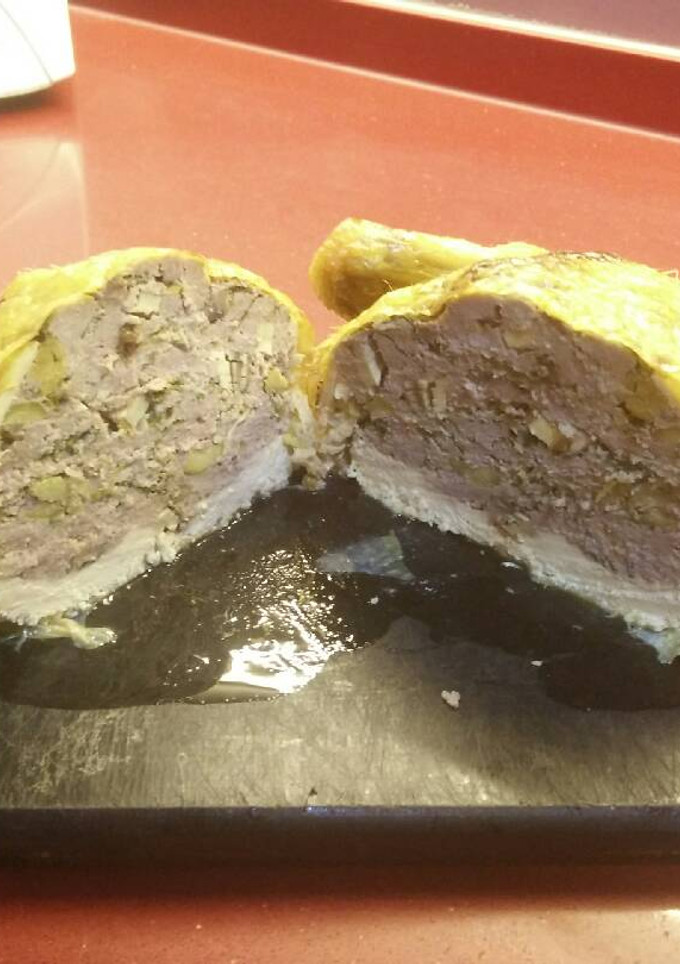 Una foto de Pollo relleno al horno