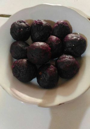 Foto resep Bola bola ubi unggu isi coklat