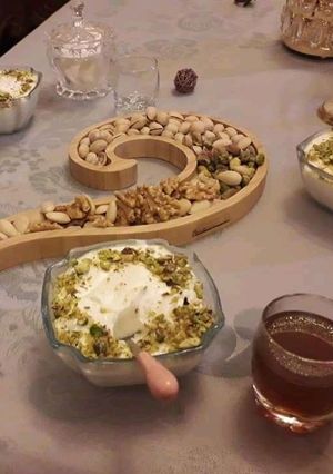 صورة لوصفة موس الجوزية على طريقتي ناجحة😍