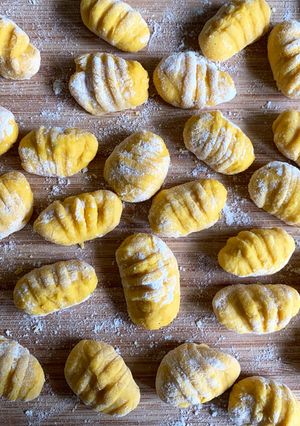 A picture of Pumpkin Gnocchi.