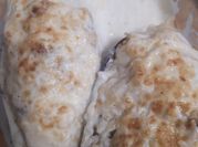 Una foto de arroz bechamel