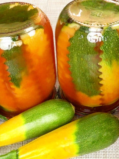 Фото Кабачки в кетчупе чили. Вкуснее не бывает | Zucchini in chili ketchup. It couldn't be tastier.