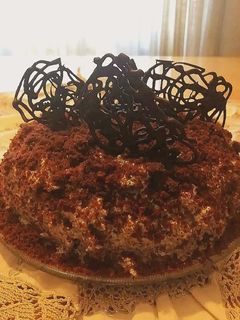 Foto di Delirio al cioccolato (mousse,sponge cake e decorazioni 3 in 1)