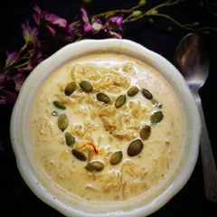 A picture of Jaggery Pumpkin Kheer.