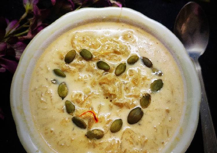 Simple Way to Prepare Perfect Jaggery Pumpkin Kheer