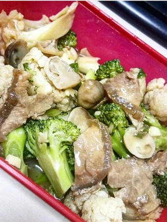 Cara Mudah Membikin Resep Brokoli cah jamur &amp; sapi yang Uenak Anti Ribet, Bisa Manjain Lidah