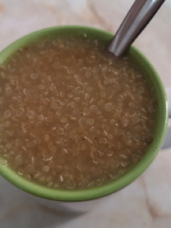 Una foto de Quinua carretillera con manzana y canela
