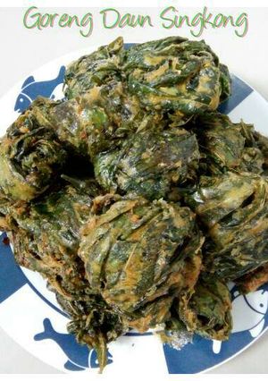 Foto resep Goreng daun singkong