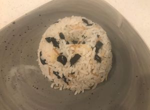 Una foto de Arroz al olivo