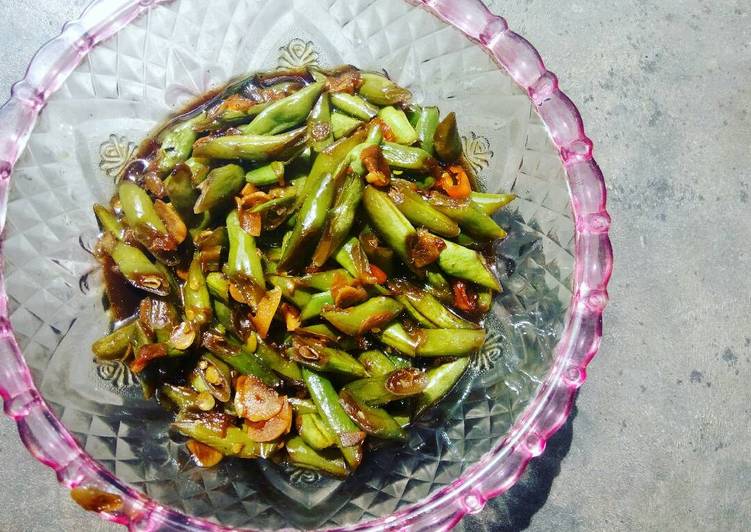 Tumis buncis pedas manis