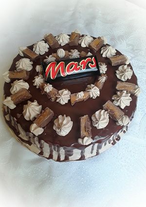 Mars csokitorta recept fotója