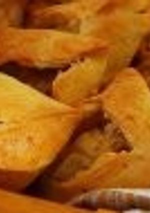Фото Пирожки с картофелем и беконом (рецепт).